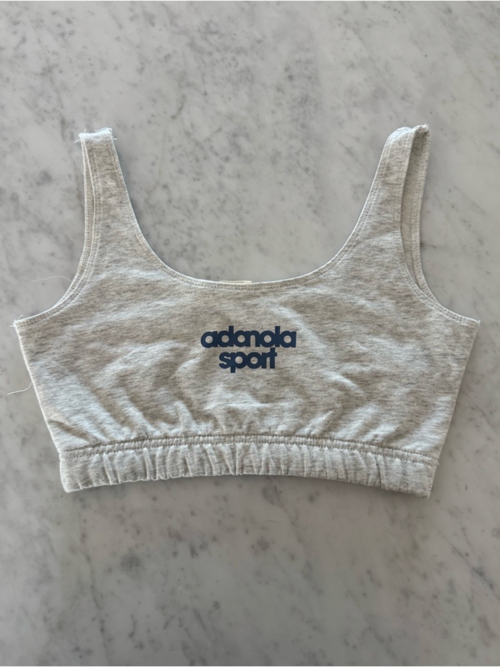 adanola light gray sports bra